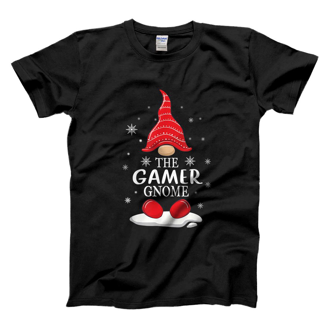 Personalized The Gamer Gnome Matching Family Christmas Pajamas Costume T-Shirt