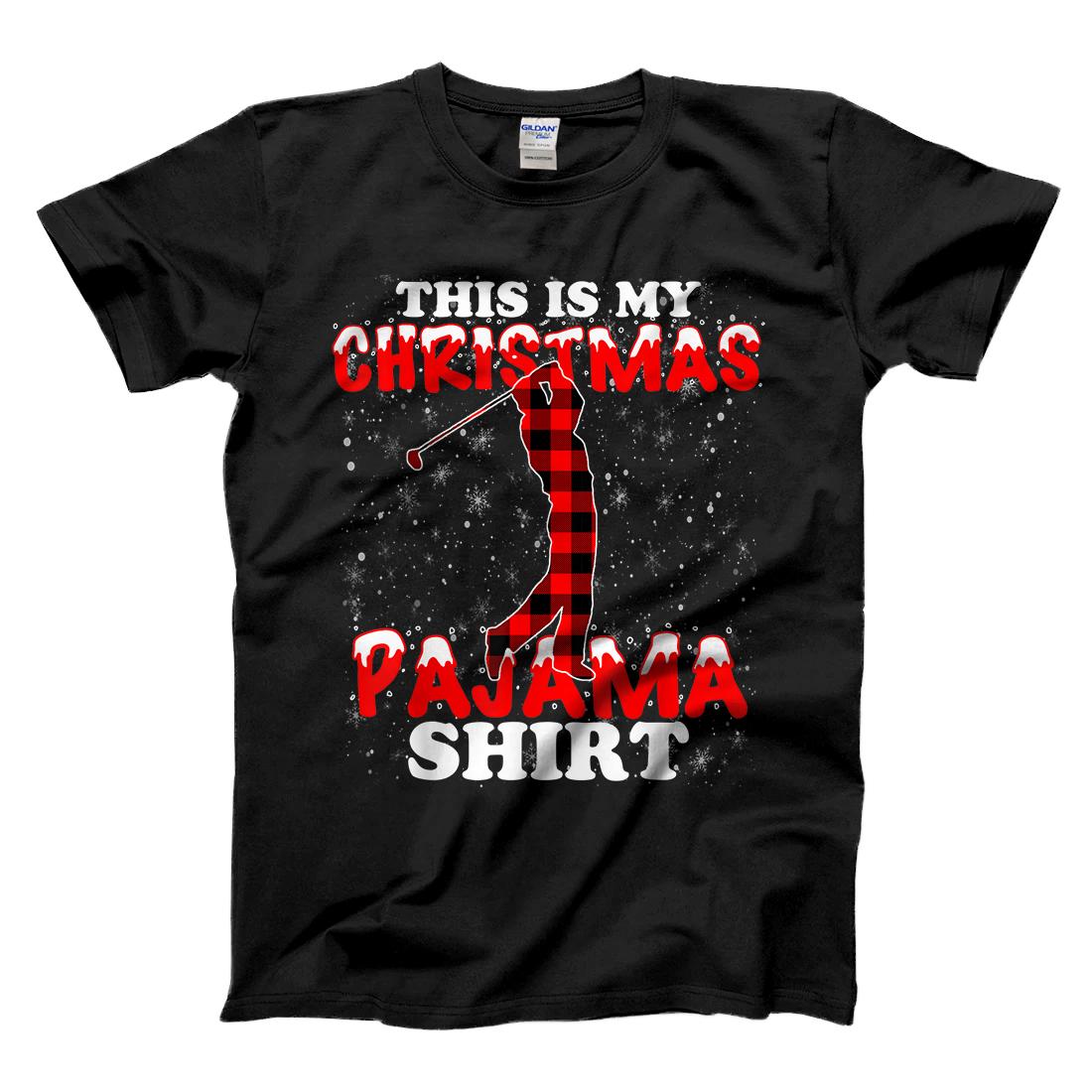Personalized This Is My Christmas Pajama Shirt Golf T-Shirt
