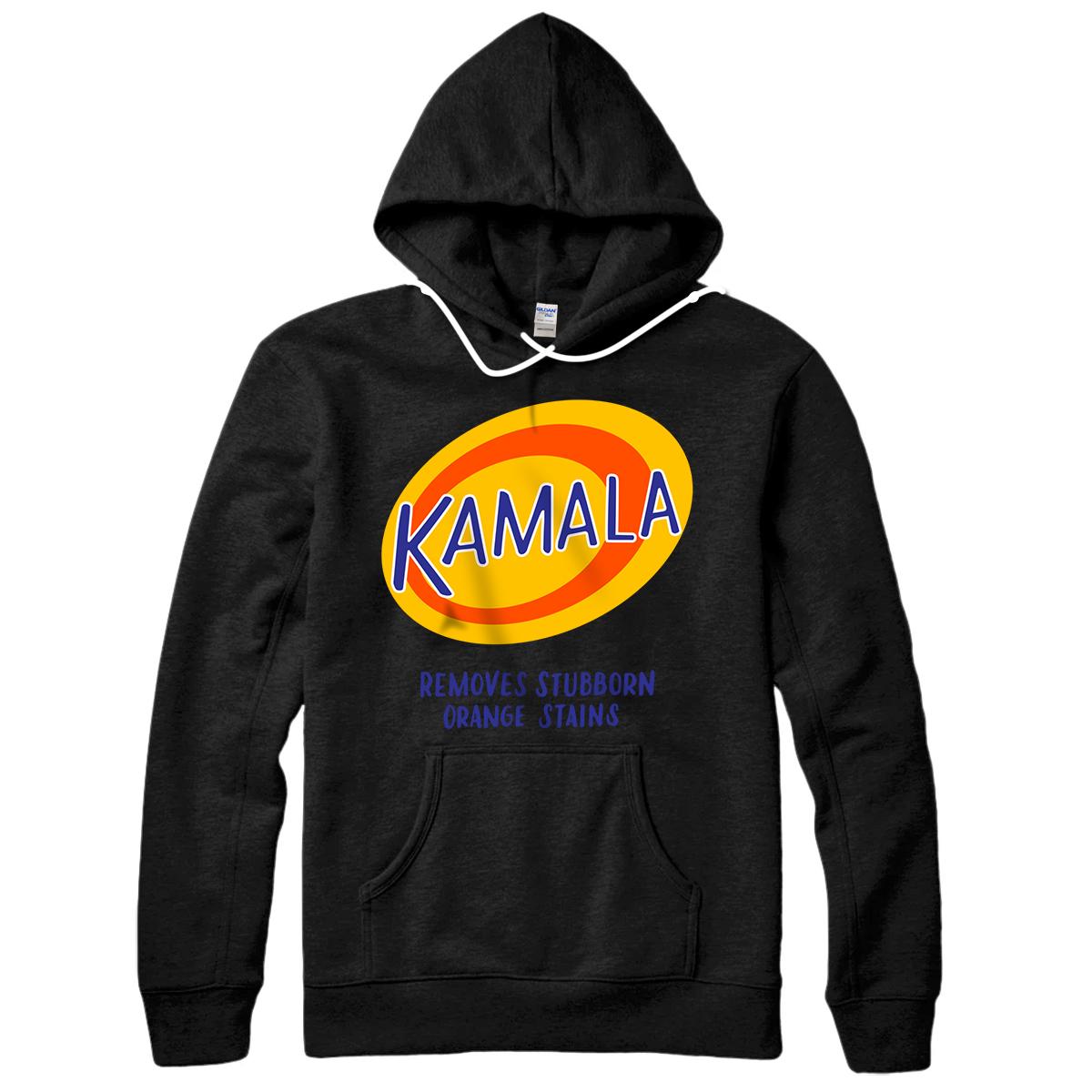 Personalized Kamala Harris Anti-Trump Vote Removes Stubborn Orange Stains Pullover Hoodie