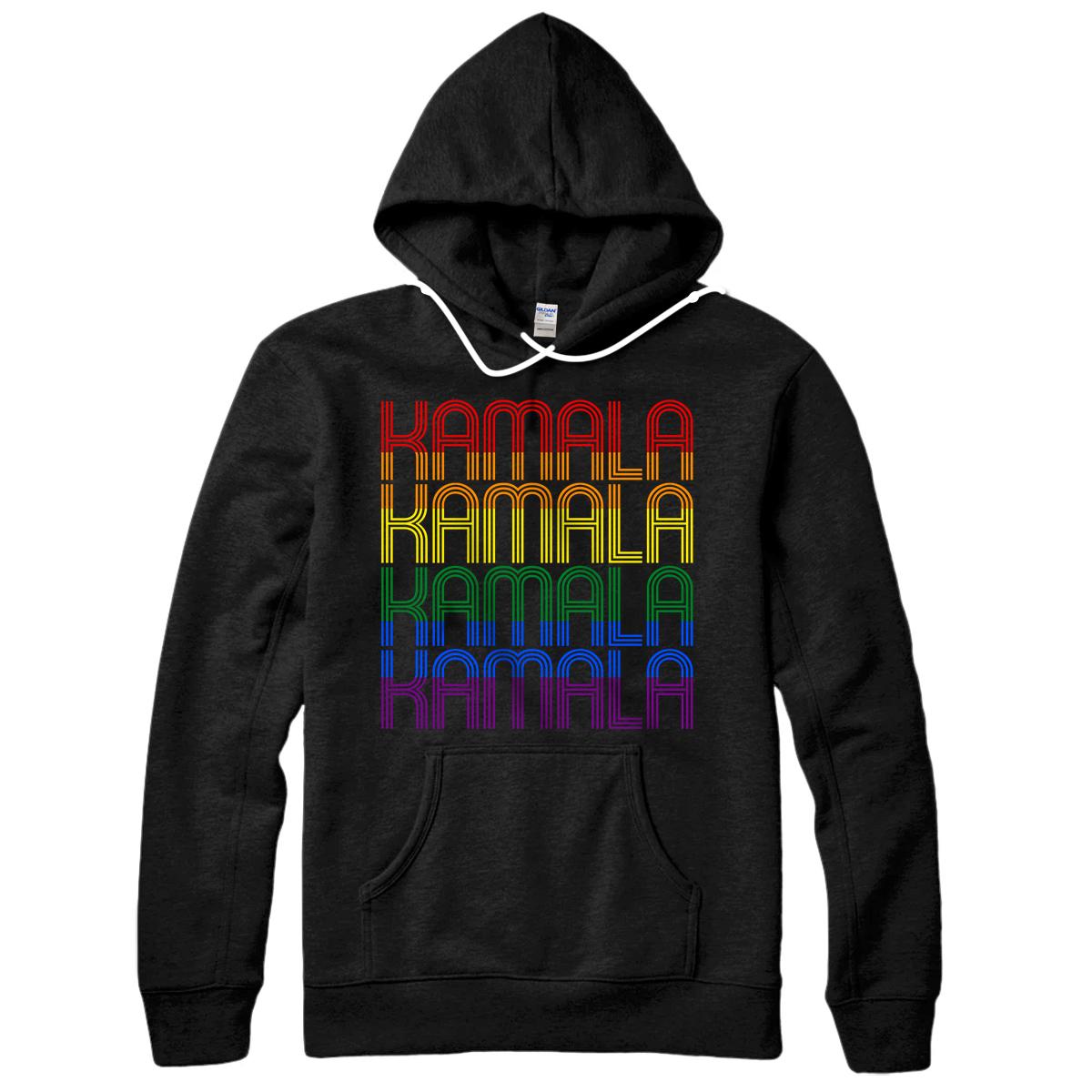 Personalized Kamala Harris LGBTQ Gay Pride Lesbian Fun Gift Pullover Hoodie
