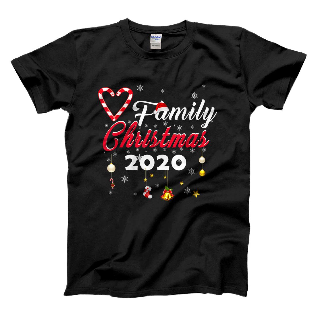 Personalized I Love My Family Cute Family Christmas 2020 T-Shirt