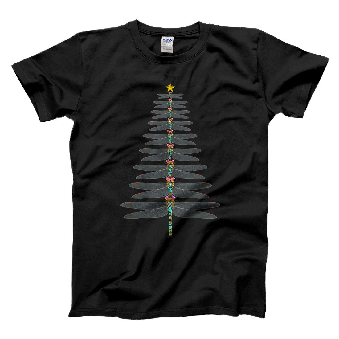 Personalized Merry Christmas A Dragonfly Christmas Tree T-Shirt