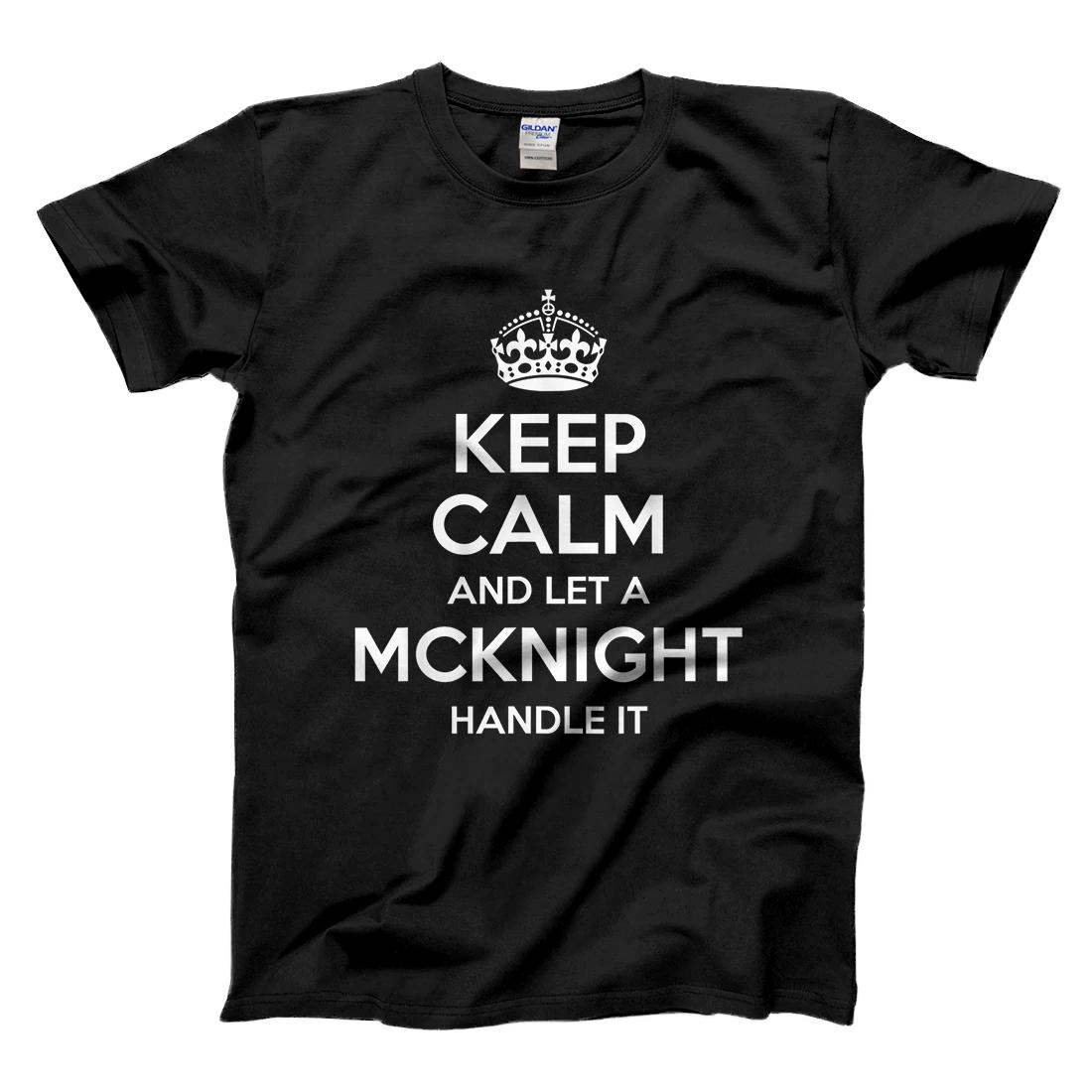 Personalized MCKNIGHT Funny Surname Family Tree Birthday Reunion Gift T-Shirt