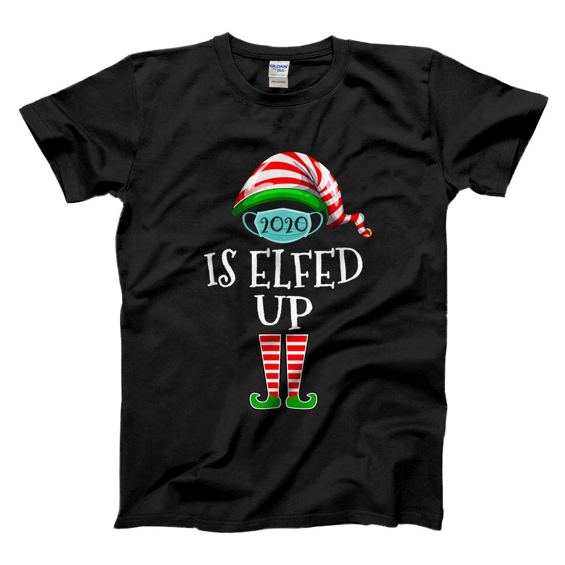 Personalized 2020 Is Elfed Up Christmas Pajama For Family Xmas Face Mask T-Shirt