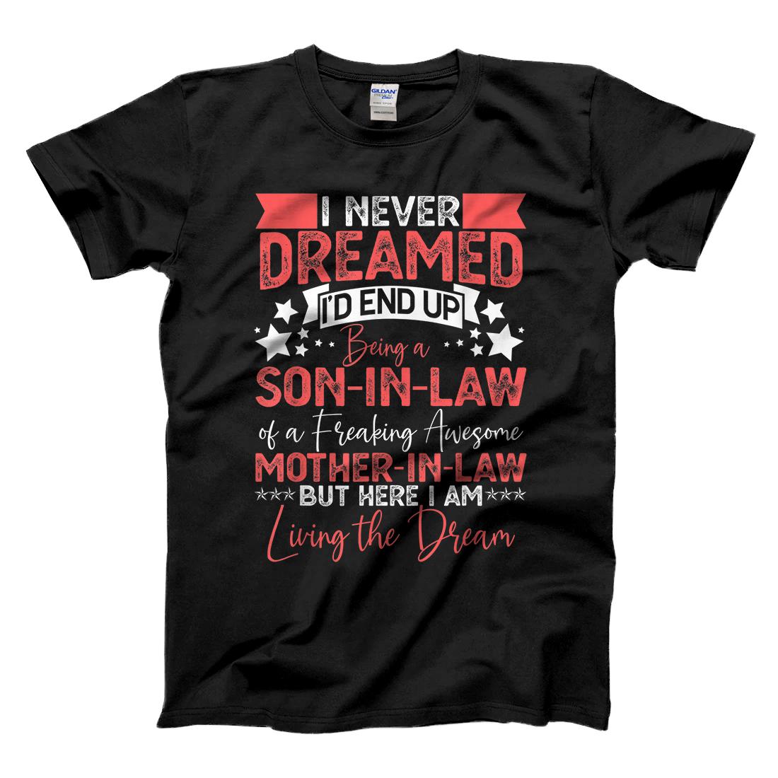 Personalized Funny Son in Law Birthday Gift Ideas Awesome Mother in Law T-Shirt