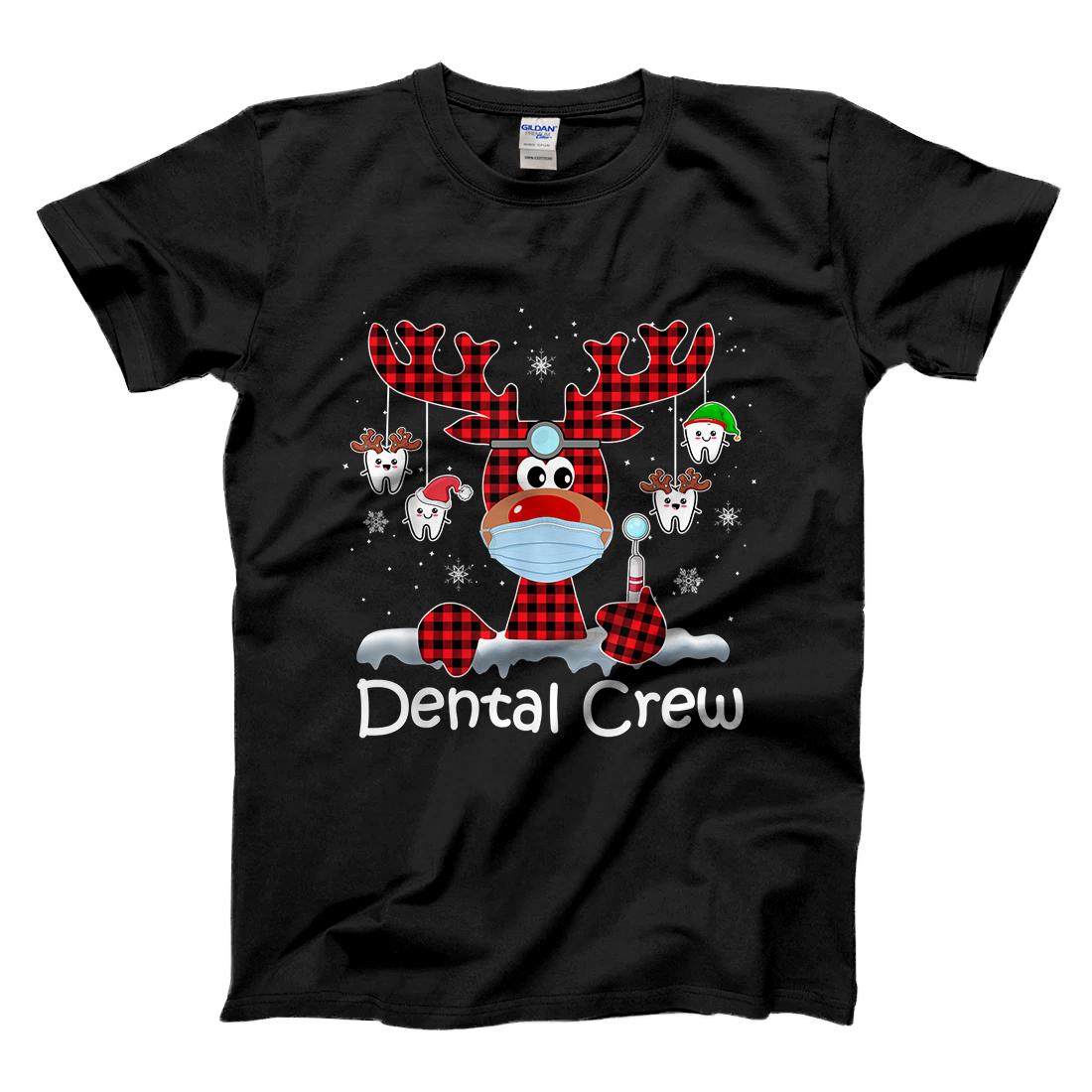 Personalized Dental Crew Reindeer and Tooth Christmas 2020 T-Shirt