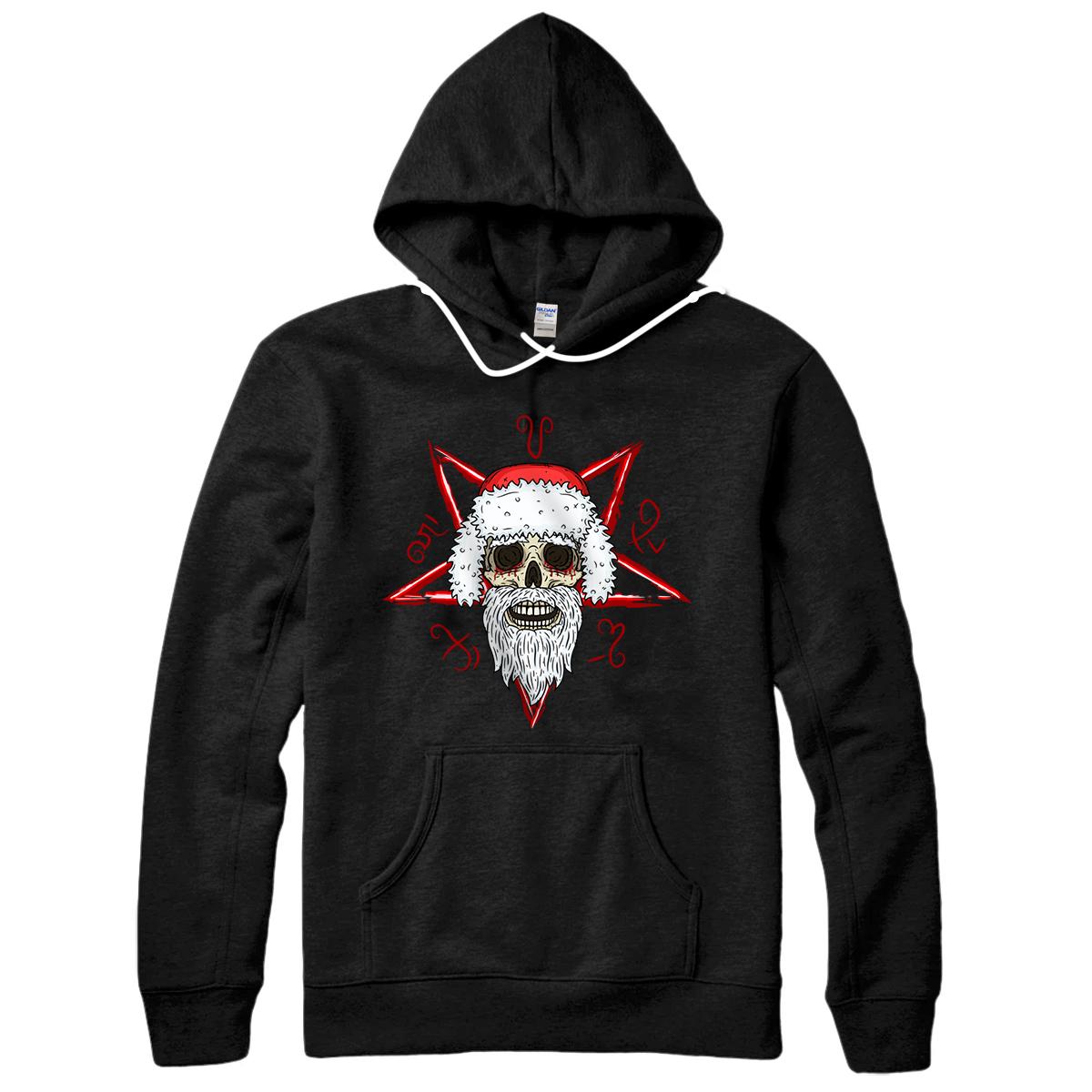 Personalized Metal Christmas & Heavy New Year Funny Anti Christmas Pullover Hoodie