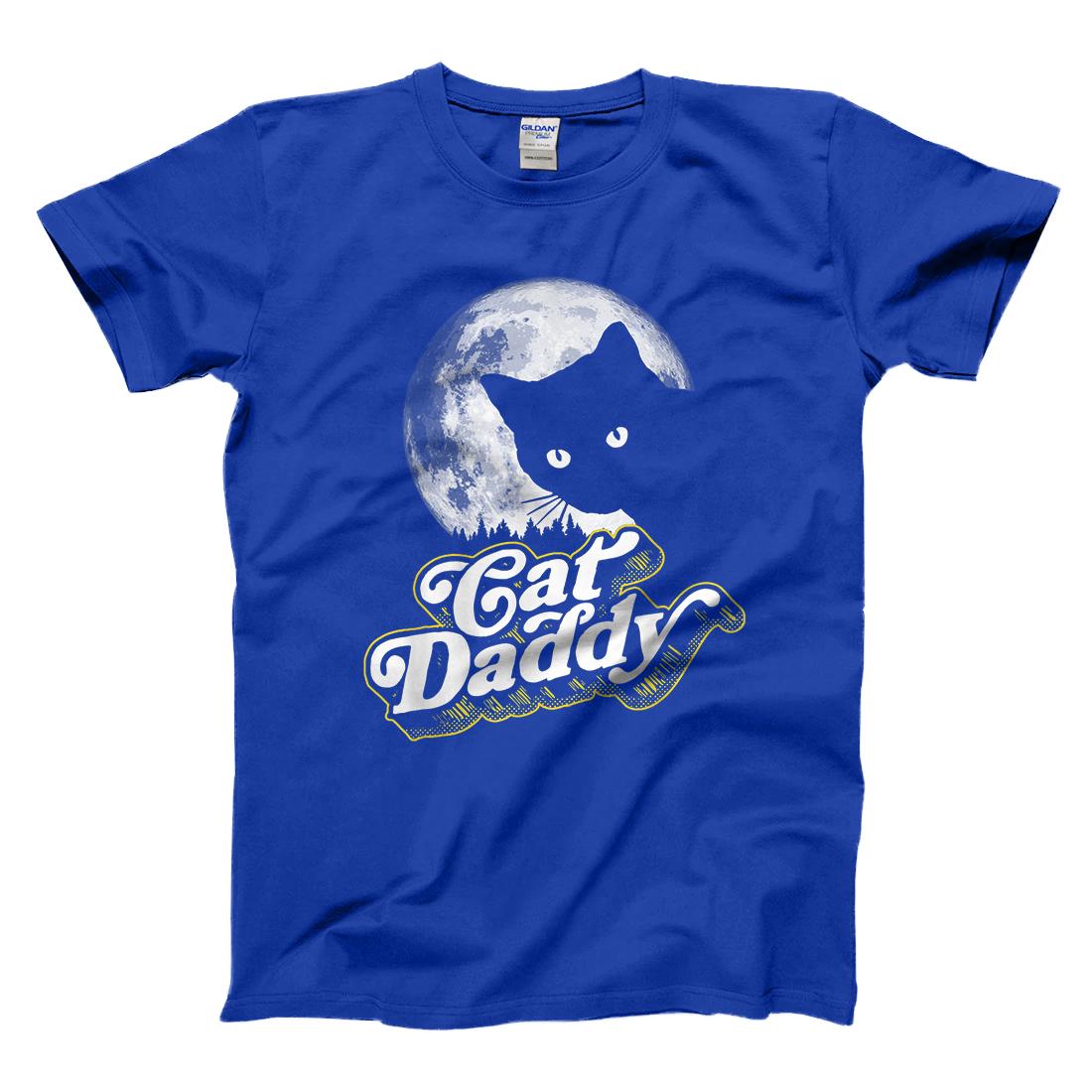 Personalized Cat Daddy Vintage Eighties Style Cat Retro Full Moon T