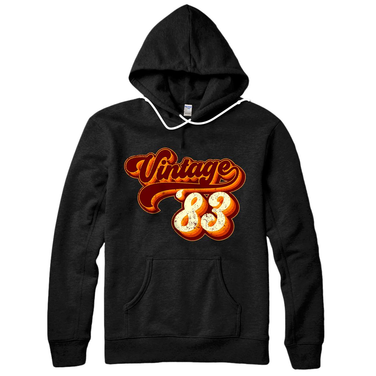 Personalized Vintage 1983 - 38th Birthday Pullover Hoodie