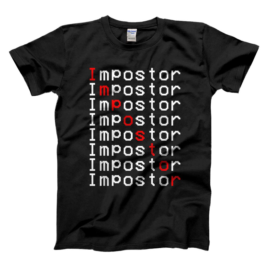 Personalized Impostor Impostor Repeated Shirt - Video Gamer Graphic Tee T-Shirt