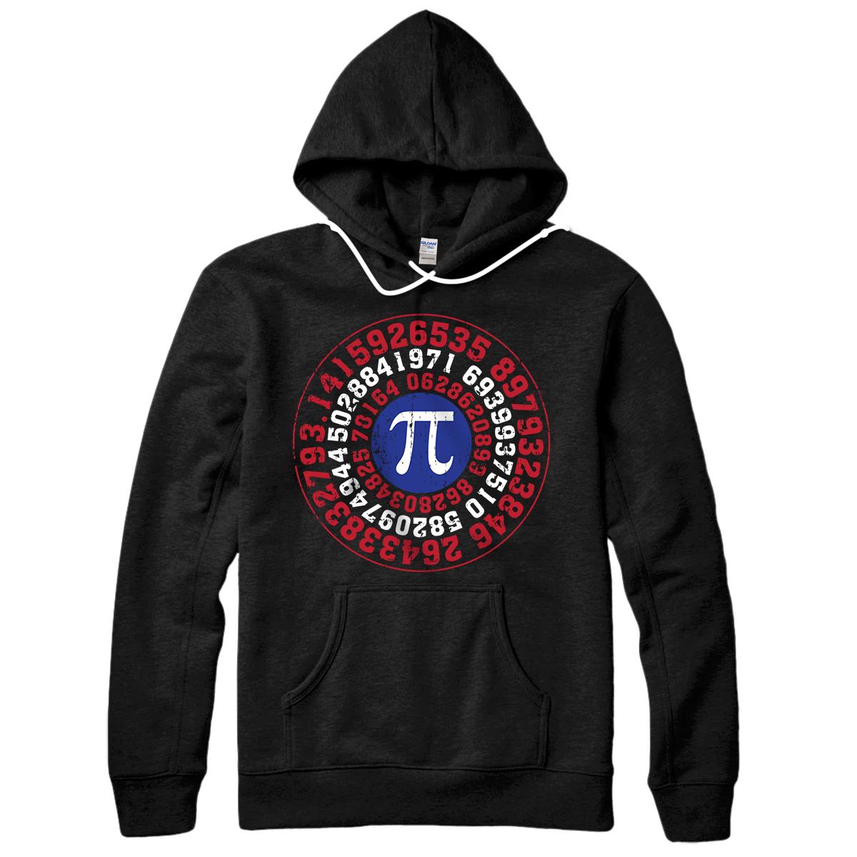 Personalized Superhero Captain Pi Funny Math Lover Gift Men Women Kids Pullover Hoodie