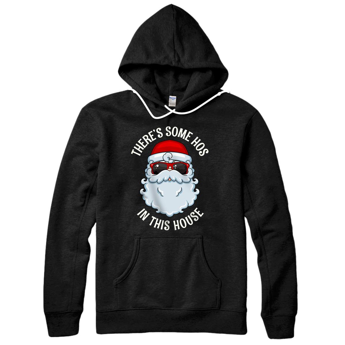 Personalized There's Some Ho Ho Ho's In This House Pullover Hoodie