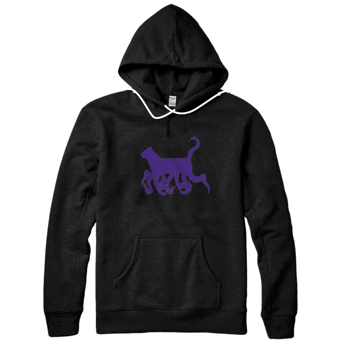 Personalized cat octopus Pullover Hoodie