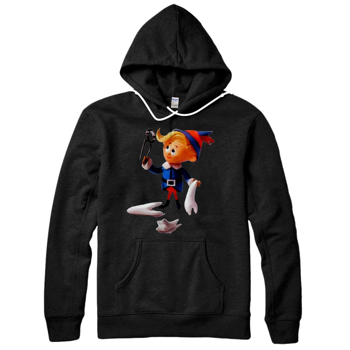 Personalized Retro Christmas Dentist Hermey the Elf Pullover Hoodie