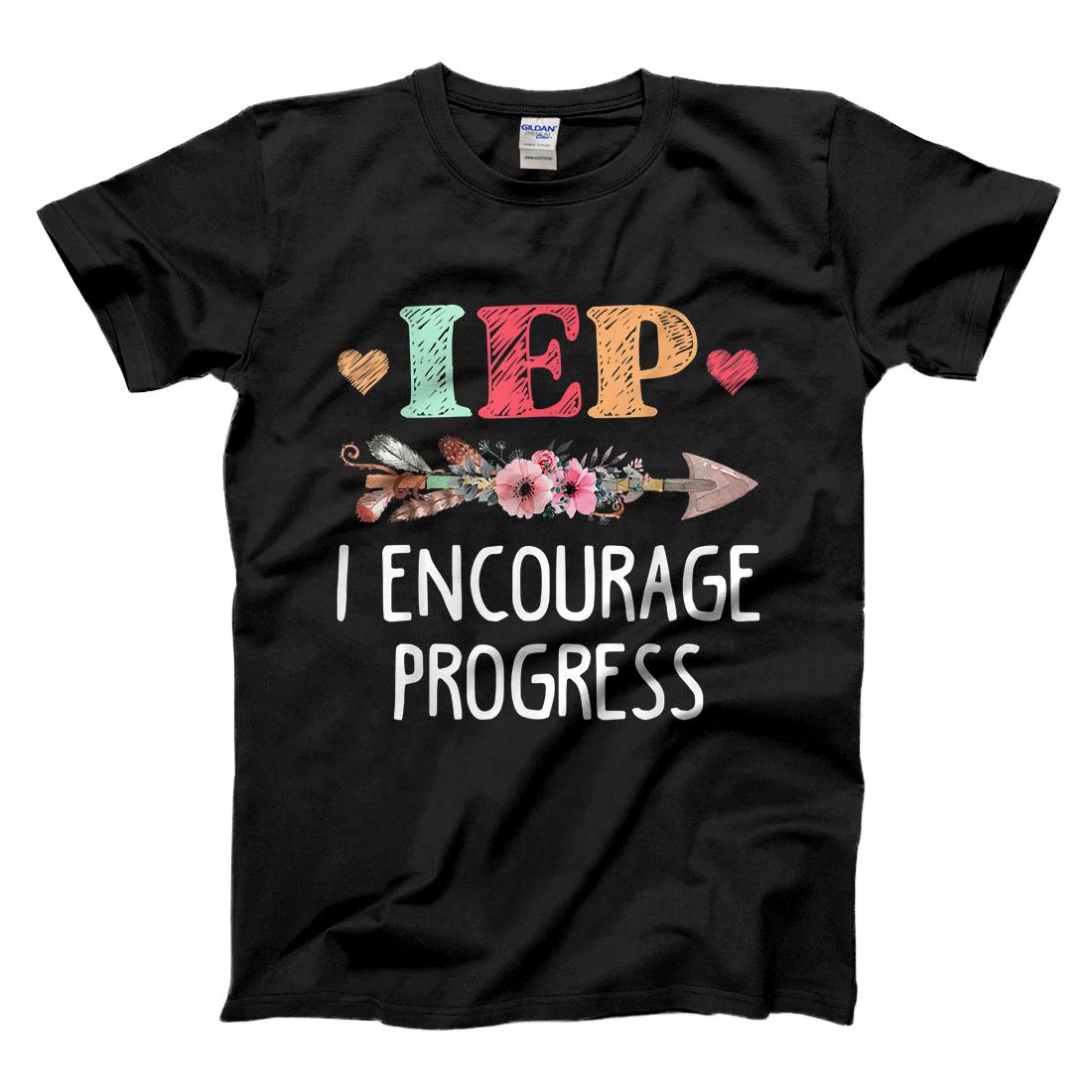 Personalized IEP I Encourage Progress Special Education School Teacher T-Shirt