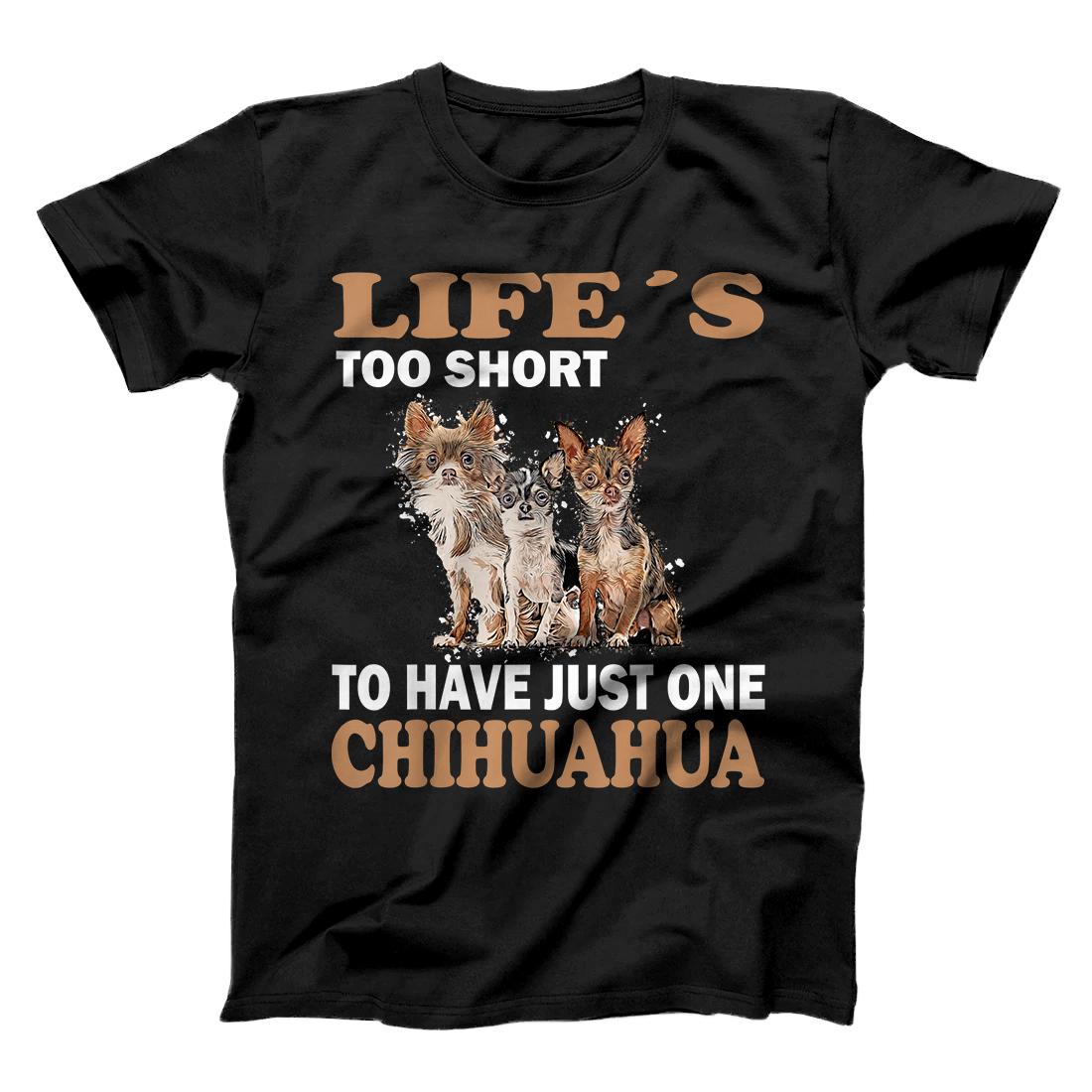 Personalized Cartoon Chihuahua lover gift Cute chiwawa little dogs Dog T-Shirt