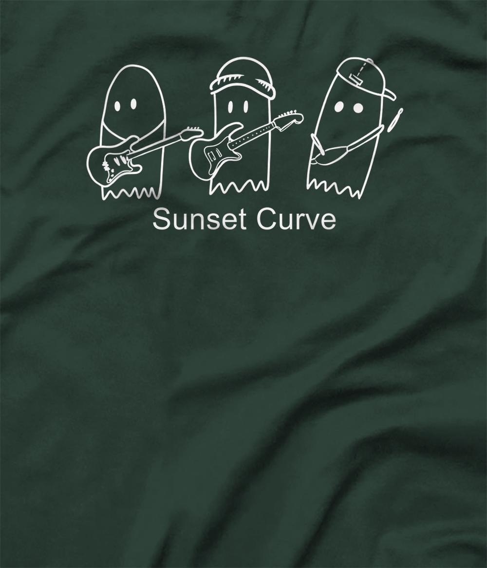 Sunset Curve Ghost Funny T-Shirt - All Star Shirt