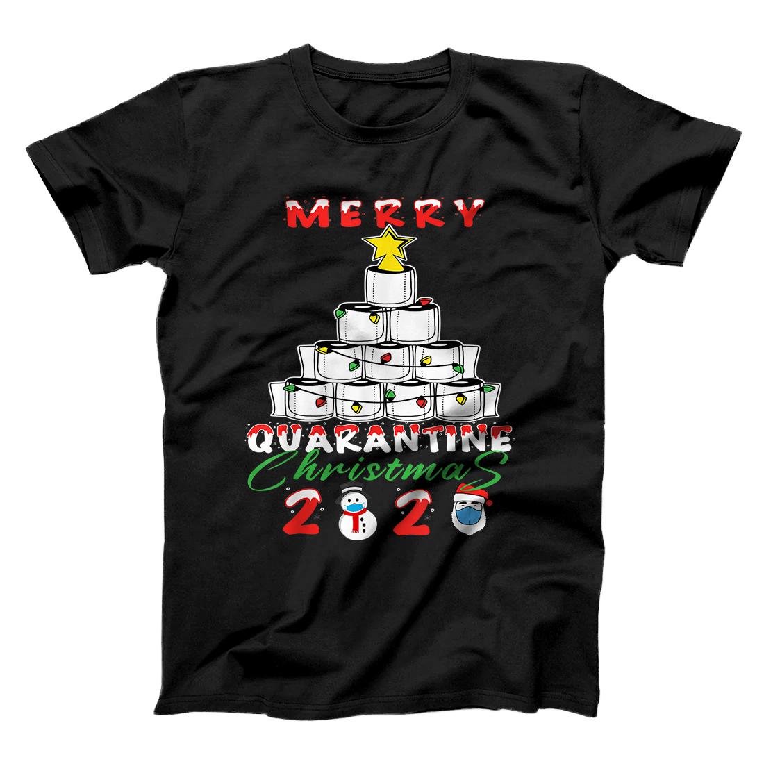 Personalized Merry Quarantine Christmas 2020 Pajamas Matching Family Gift T-Shirt