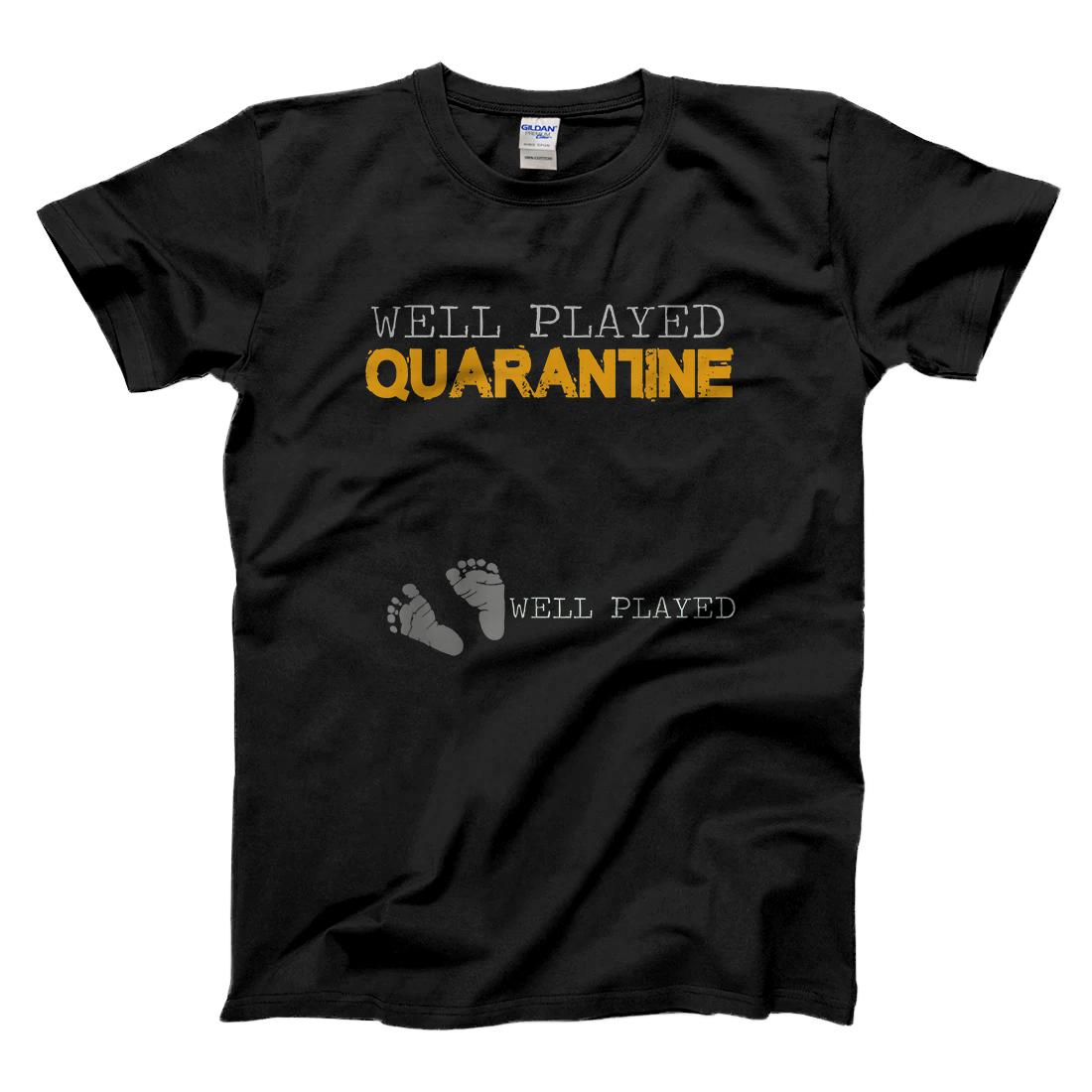 Personalized Pregnancy Announcement - Well Played Quarantine T-Shirt