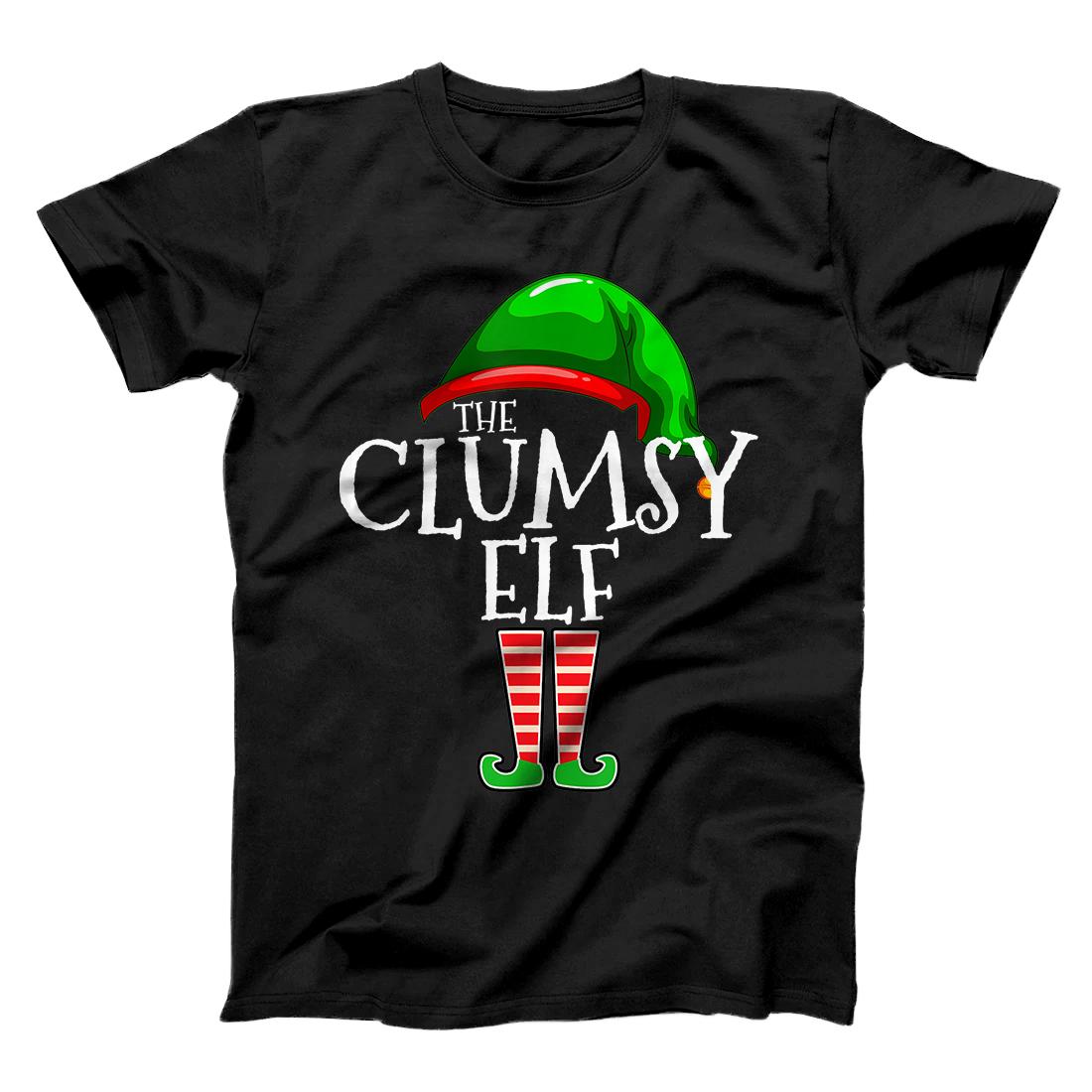 Personalized The Clumsy Elf Family Matching Group Christmas Gift Funny T-Shirt