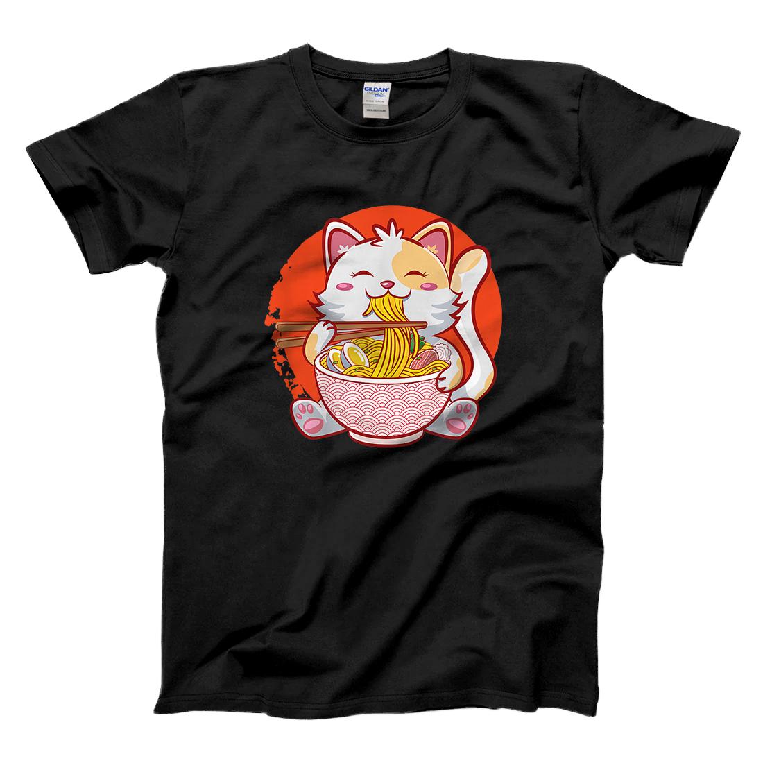 Personalized Kawaii Cat Cute Anime Otaku Japanese Ramen Noodles Gift Idea T-Shirt