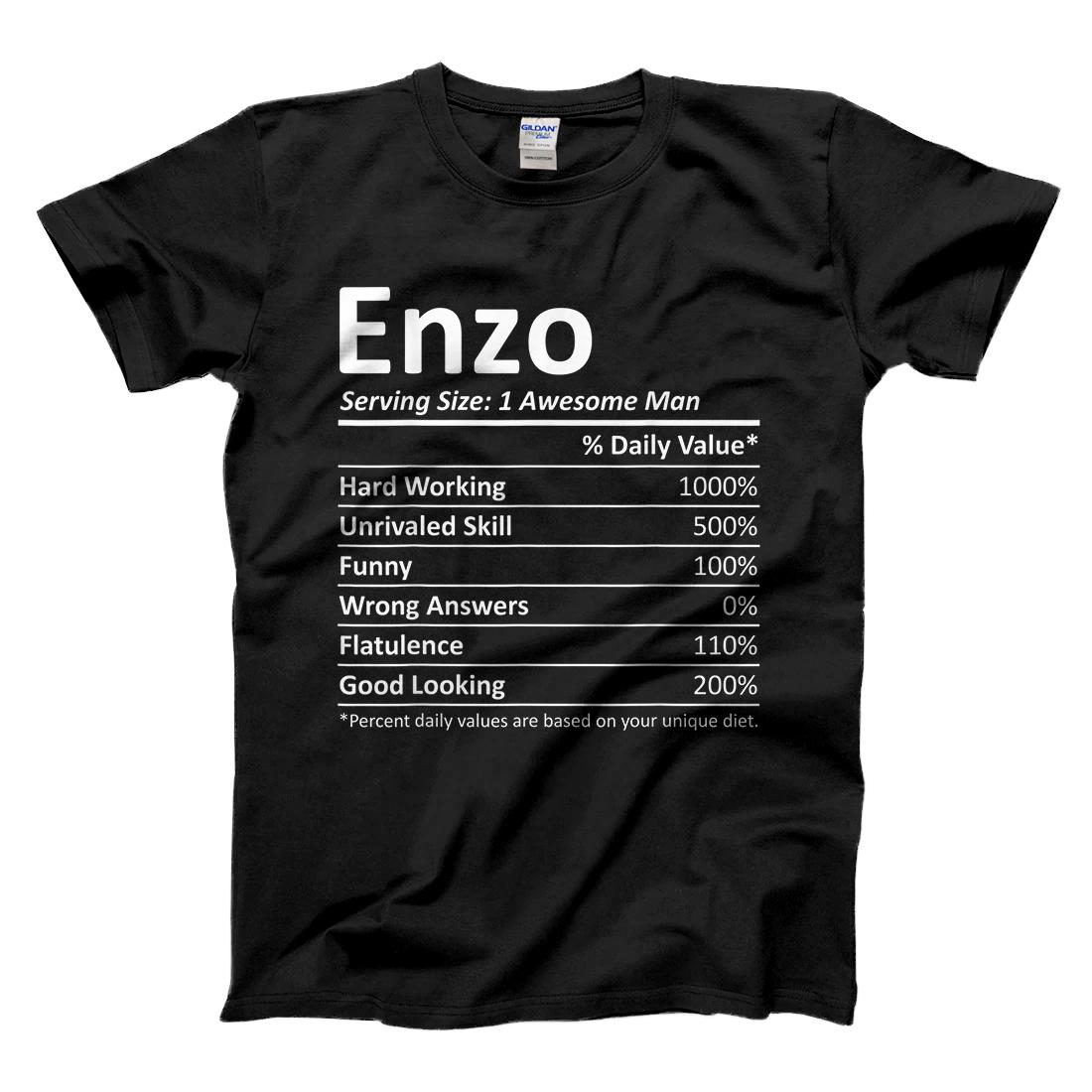 Personalized ENZO Nutrition Funny Birthday Personalized Name Gift Idea T-Shirt