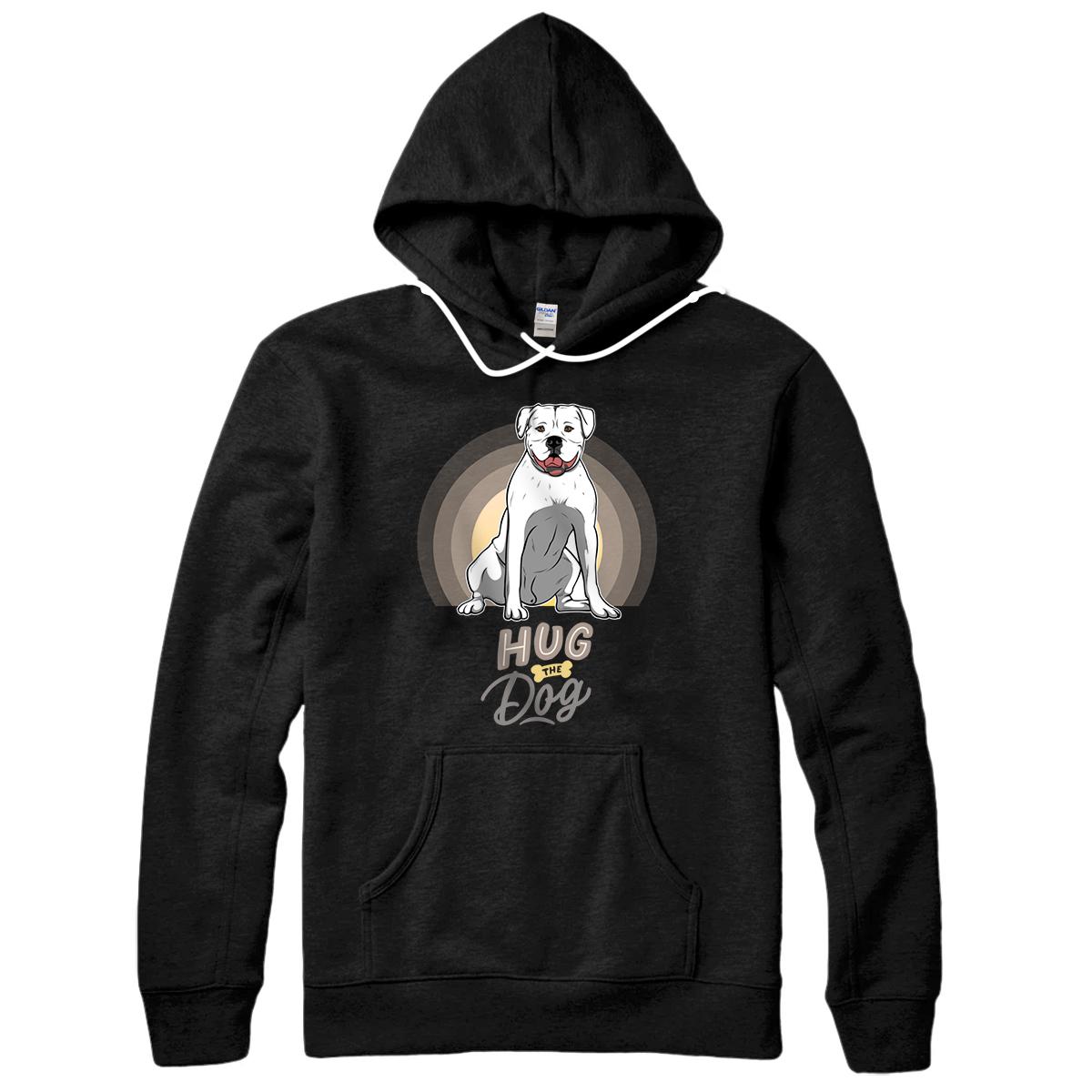 Personalized American Bulldog Pullover Gift Women Men Hooded Pullover Hoodie