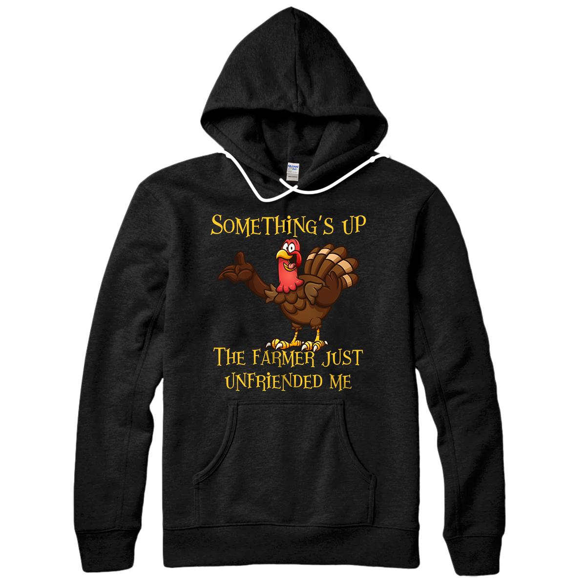 Personalized Farmer Unfriended Me Funny Thanksgiving Turkey Framer Gift Pullover Hoodie