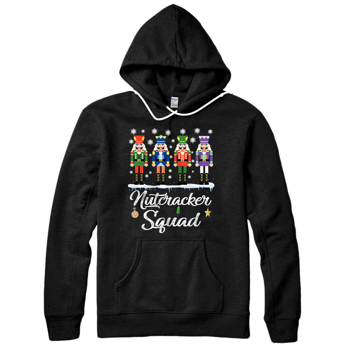 Personalized Nutcracker Squad Ballet Dance Matching Family Christmas Pullover Hoodie