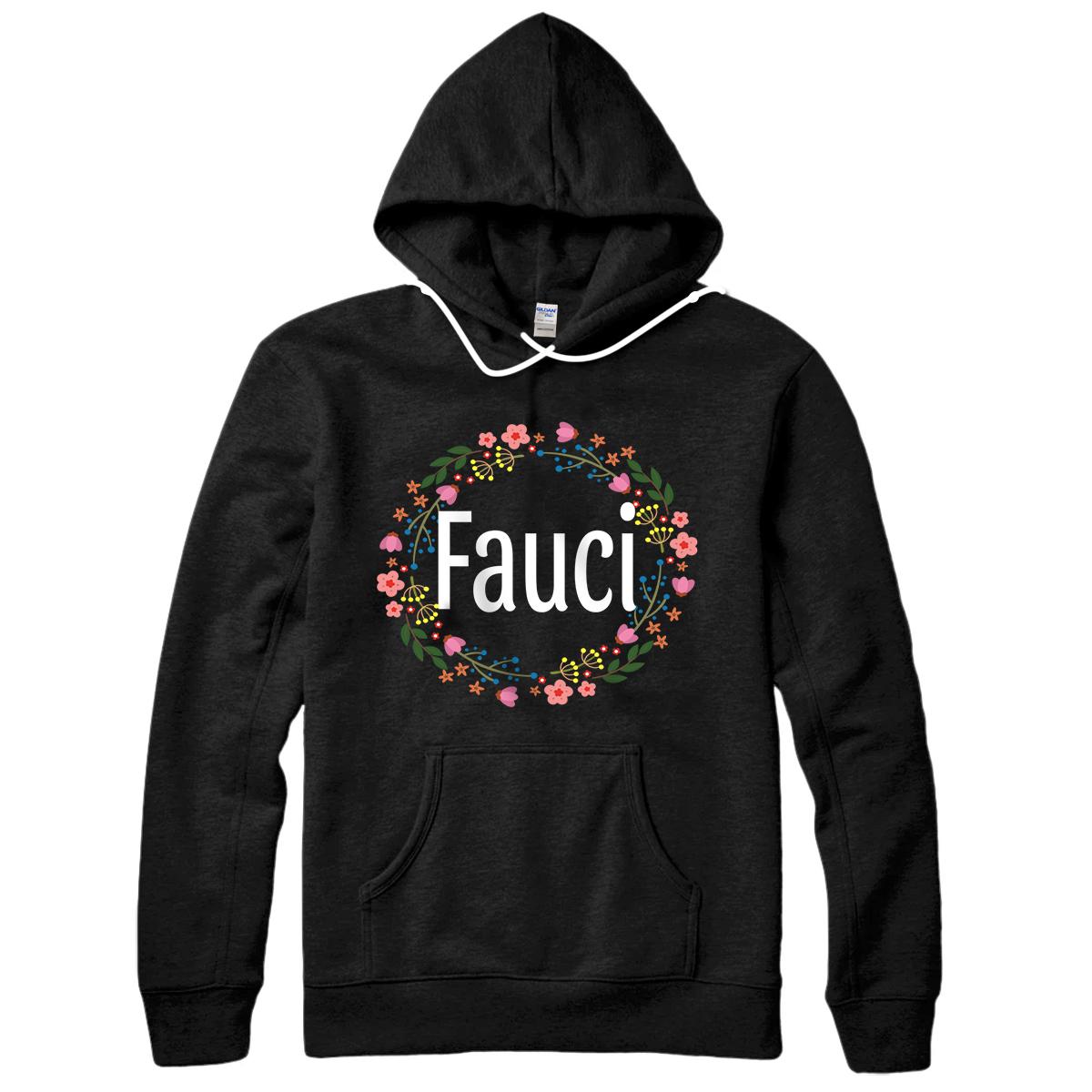 Personalized Dr Anthony Fauci Team Science Floral Flowers Cute Women Pullover Hoodie