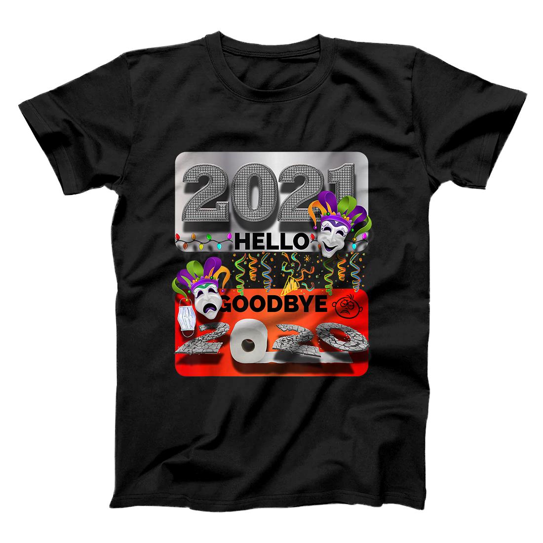 Personalized Hello 2021 Happy New Year Goodbye 2020 New Years Eve Party T-Shirt