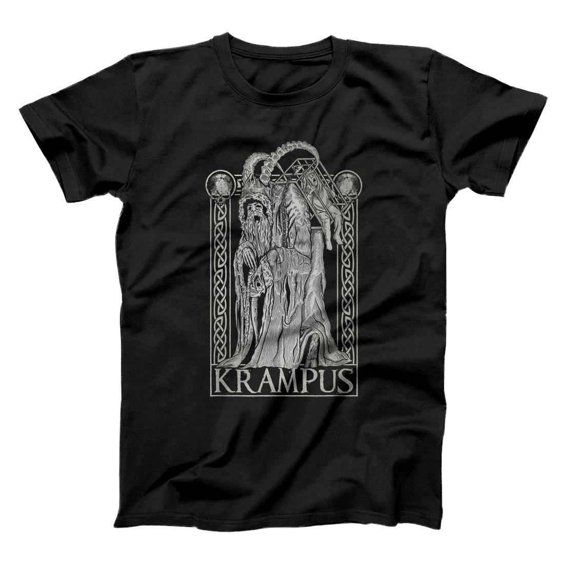 Personalized Krampus - Gruss von Krampus Dark Gothic Christmas T-Shirt