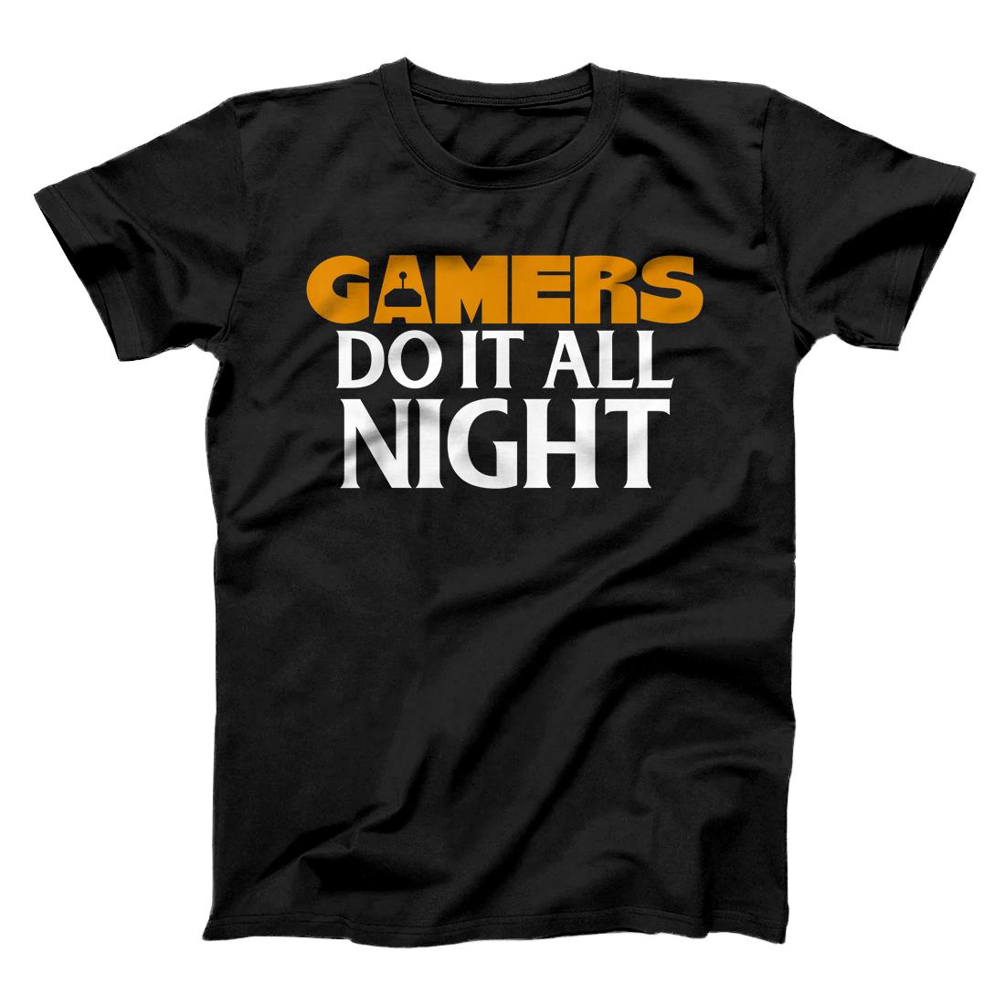 Video Game Shirt Do It All Night Cool Gaming Gifts TShirt All Star Shirt