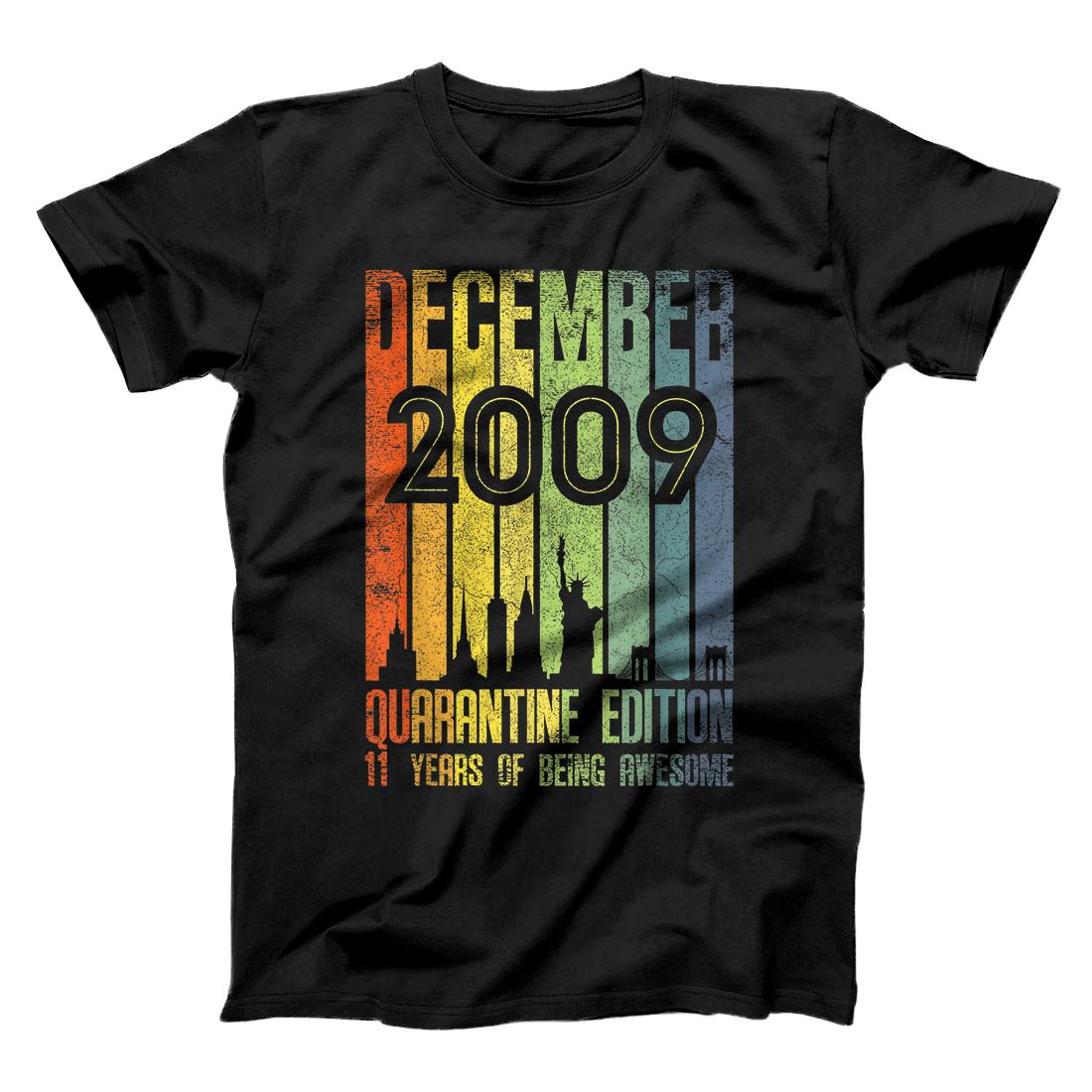 Personalized December 2009 11 Year Old Shirt 11 Quarantine Birthday T-Shirt