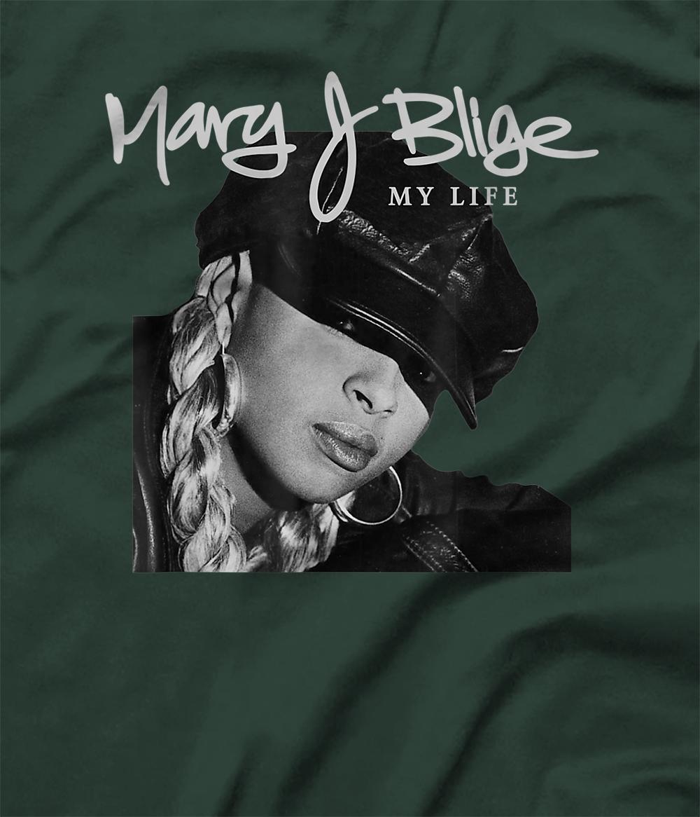 Personalized Official Mary J Blige My Life Tracklist Back T-Shirt - All ...