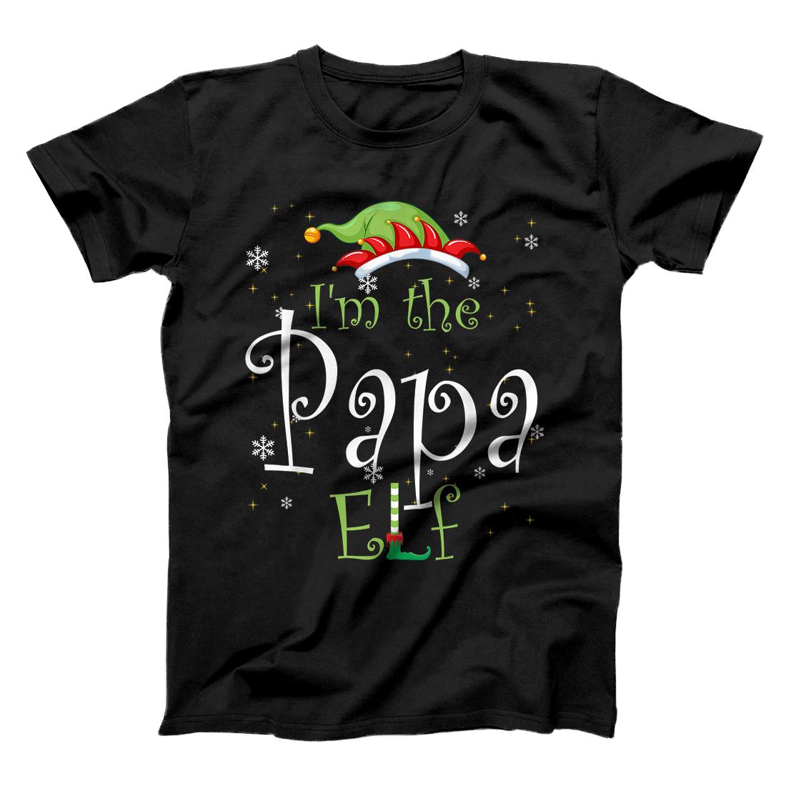 Personalized I'm The Papa Elf Christmas Gift Idea Xmas Family T-Shirt