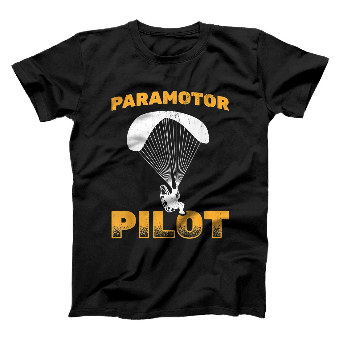 Personalized Paramotor Pilot Paraglidign Powered Paraglider T-Shirt