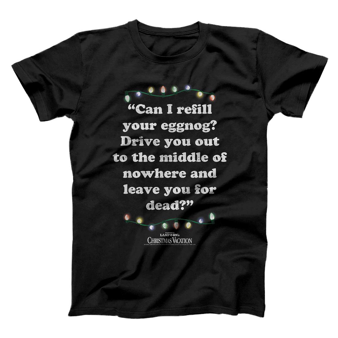 Personalized National Lampoon's Christmas Vacation Leave You For Dead T-Shirt