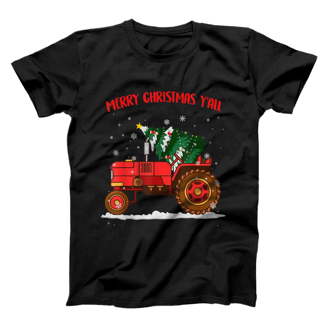 Personalized Ph Merry Christmas Tractor Costume Christmas Tree Gift T-Shirt