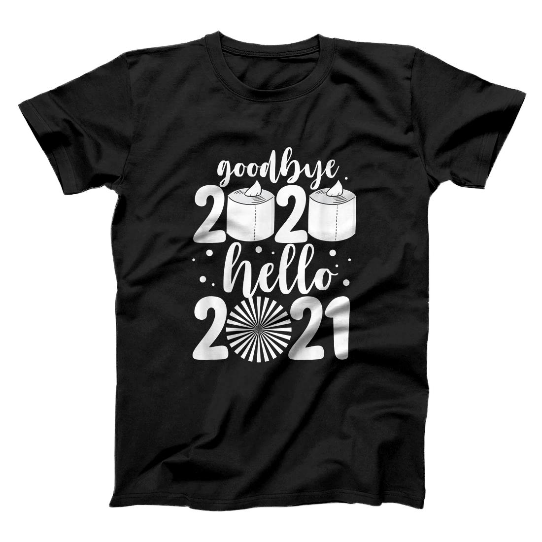 Personalized Goodbye 2020 Hello 2021 Funny Happy New Year New Year's Eve T-Shirt