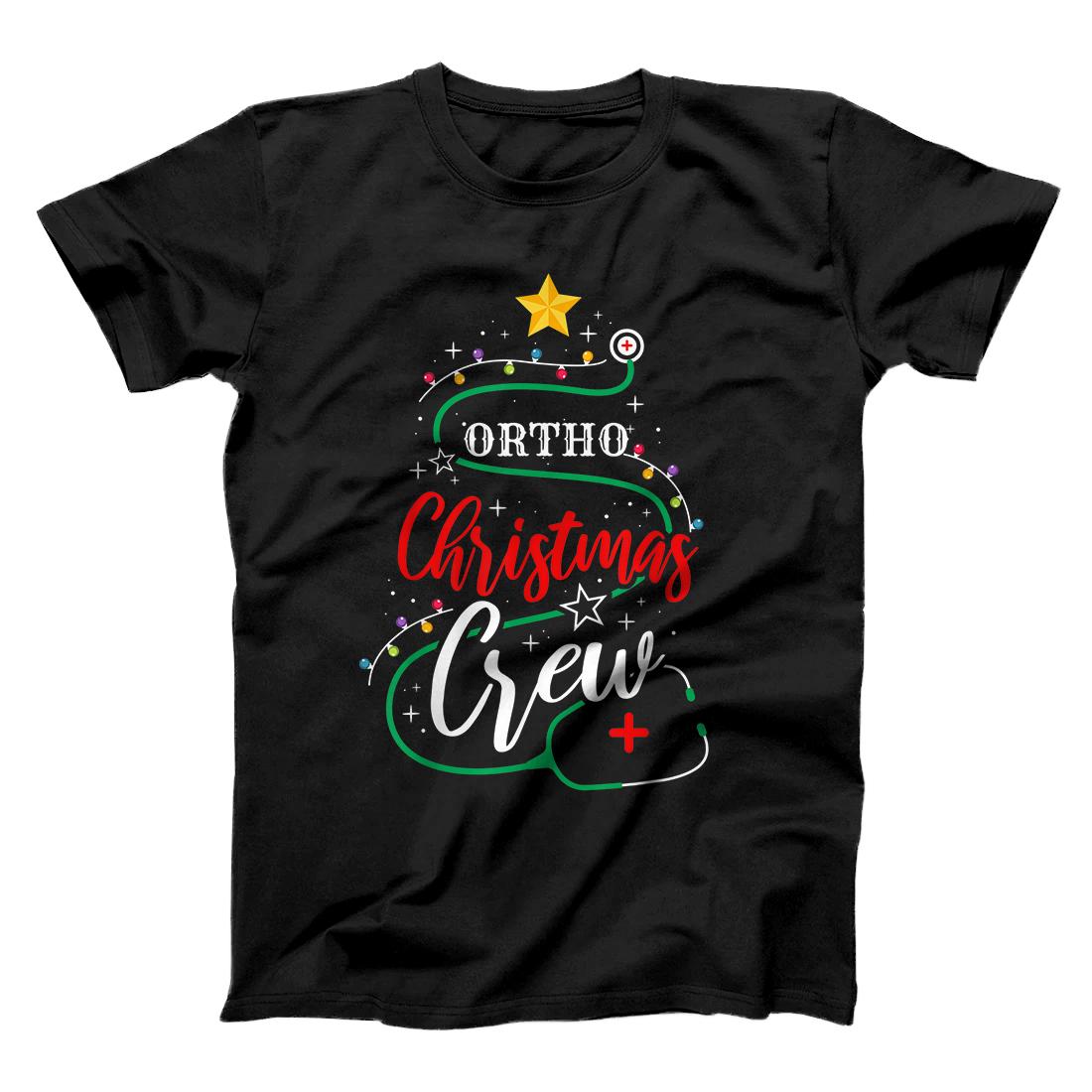 Personalized Ortho Nurse Christmas Crew Cute Xmas Gifts T-Shirt
