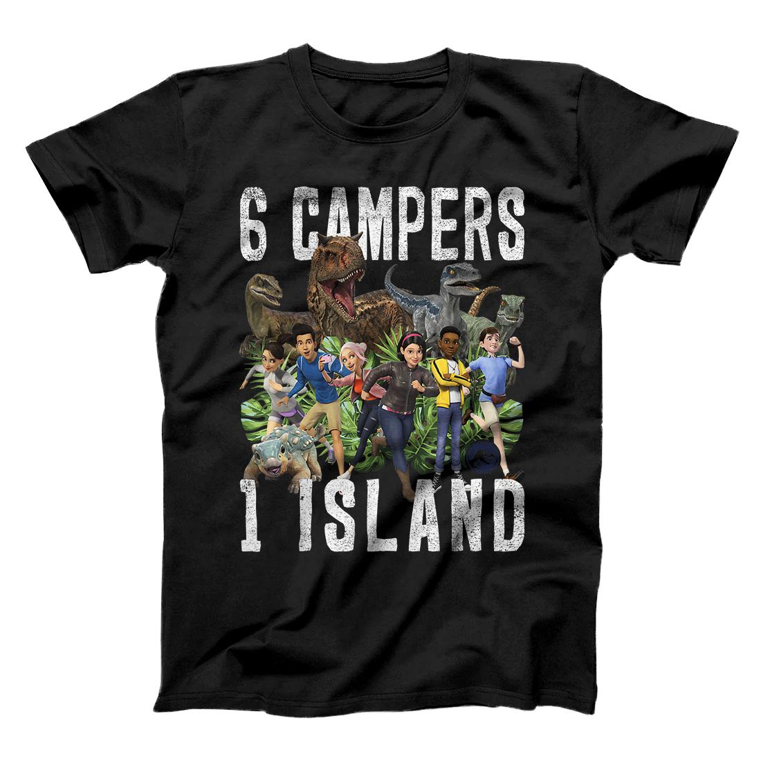 Personalized Jurassic World: Camp Cretaceous 6 Campers 1 Island T-Shirt