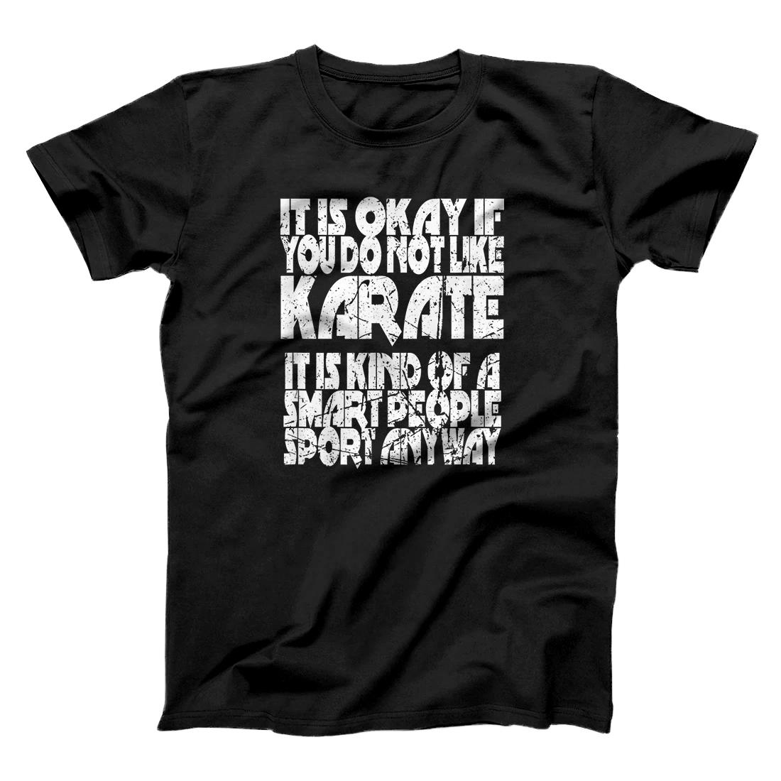 Personalized Karate is a smart people sport martial arts vintage gift T-Shirt