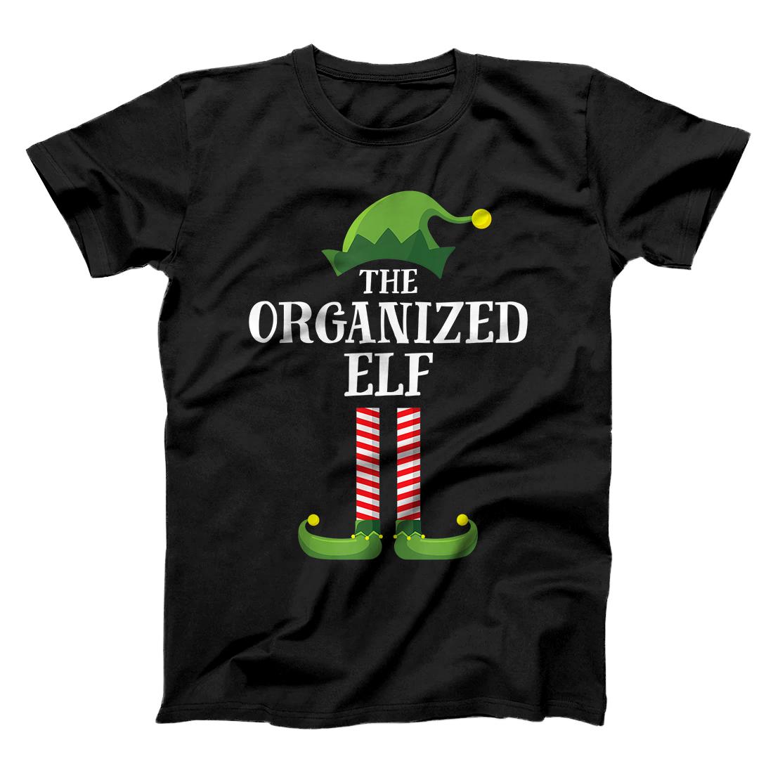 Personalized Organized Elf Matching Family Group Christmas Party Pajama T-Shirt