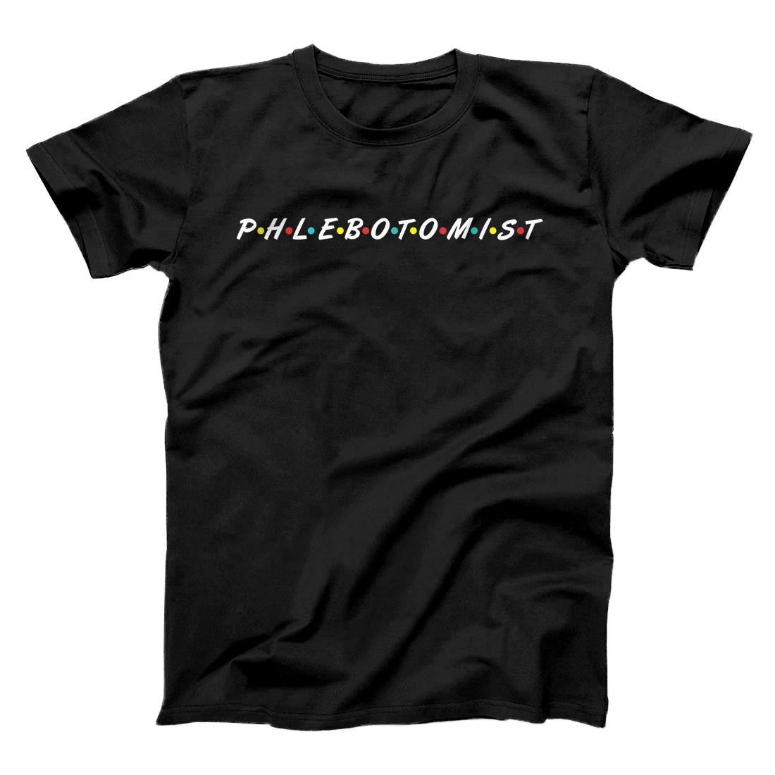 Personalized Proud Phlebotomist Gifts Phlebotomy School T-Shirt