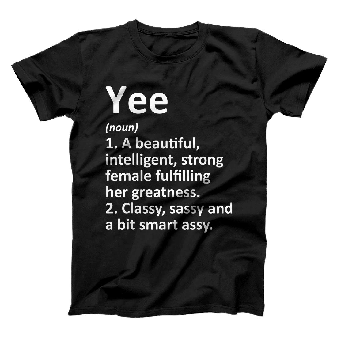 Personalized YEE Definition Personalized Name Funny Christmas Gift T-Shirt