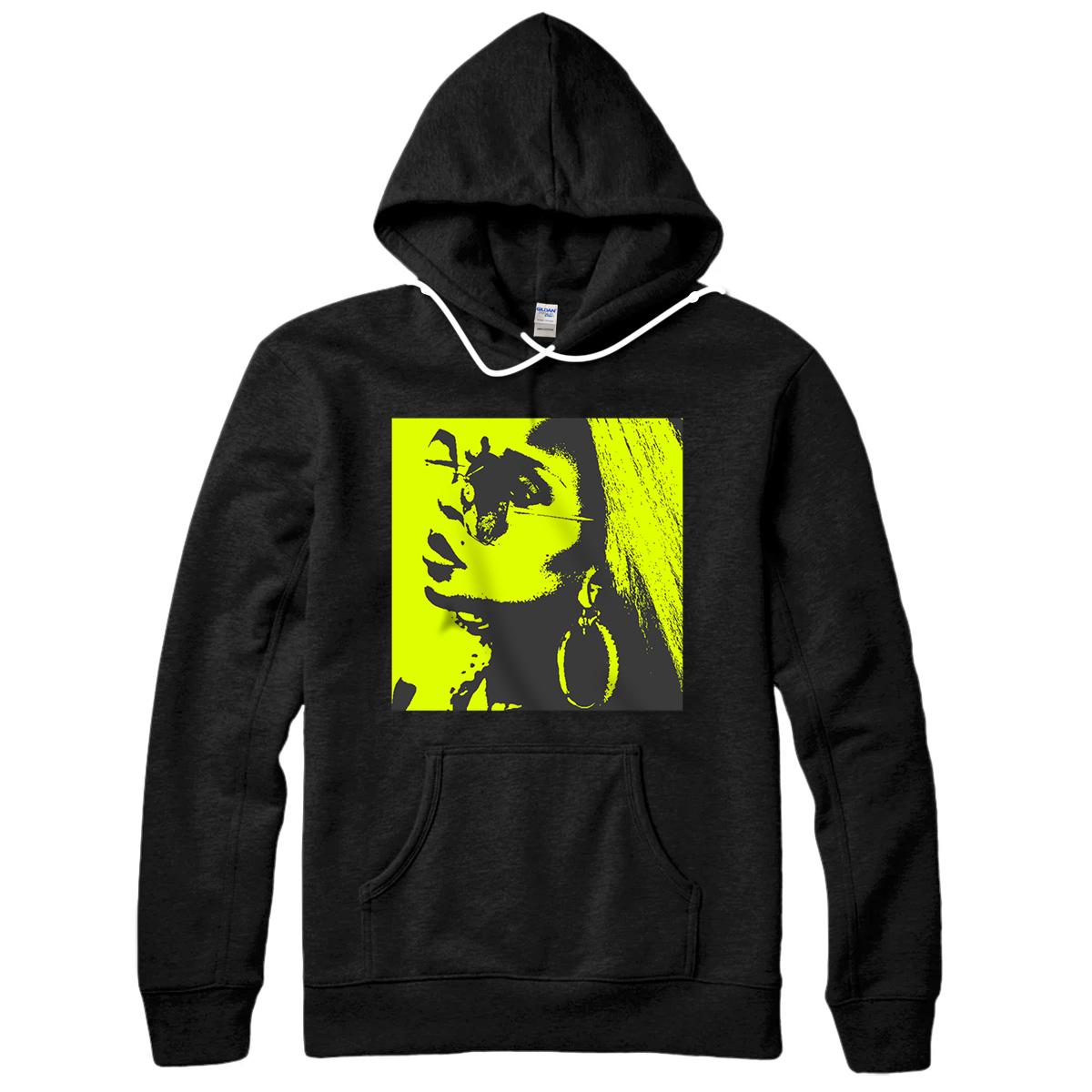 Personalized Official Mary J Blige Neon Profile Photo Pullover Hoodie