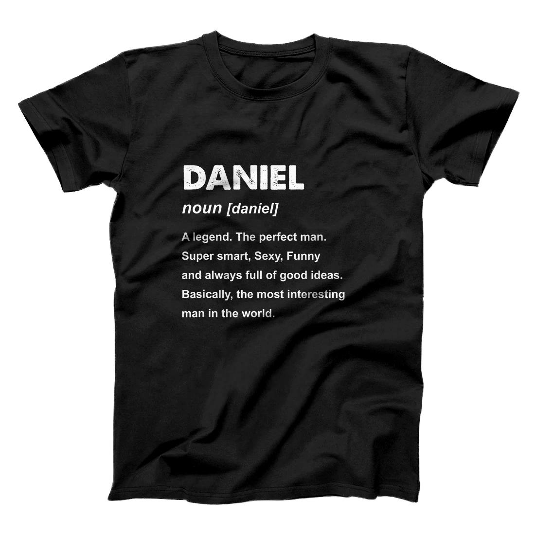 Personalized Mens Daniel Name Gift T-Shirt