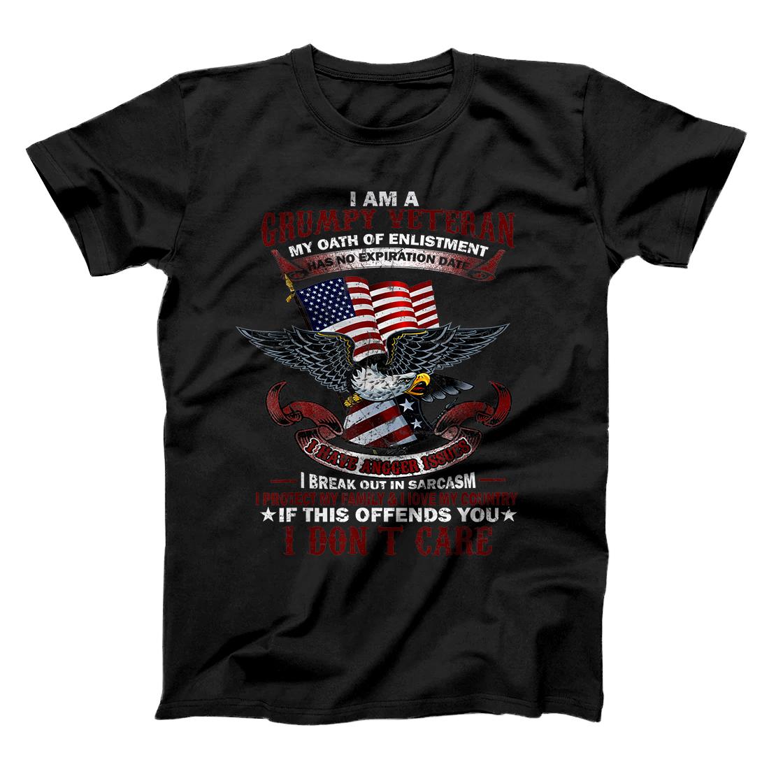 Personalized US Veteran - My Oath Of Enlistment Has No Expiration Date T-Shirt