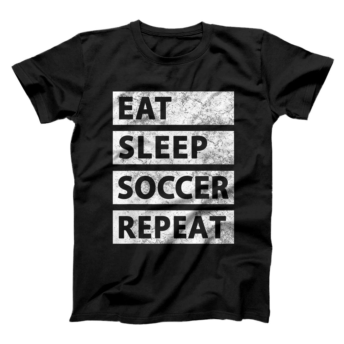 Personalized Soccer Player Eat Sleep Soccer TShirt All Star Shirt